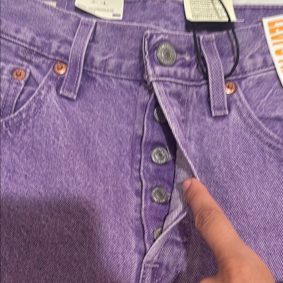 Levi's Purple Ankle & Cropped Jeans - Picture 12 of 13